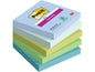 POST-IT Bloc Super Sticky Oasis 654-5SS-OAS 5-couleurs, 5x90 flls. 76x76mm