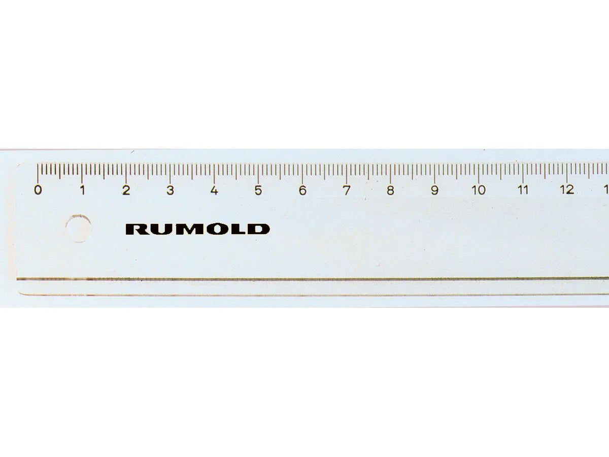 RUMOLD Règle plate 100cm FL47/100 transparent