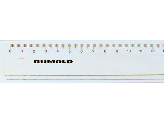 RUMOLD Règle plate 100cm FL47/100 transparent