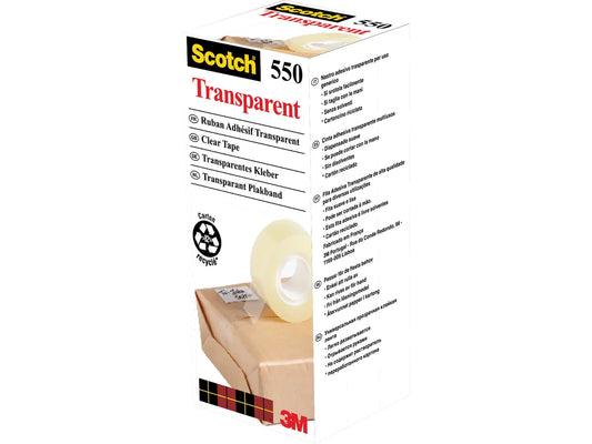 SCOTCH Tape 550 19mmx33m 5501933K transparent, antidéchirure