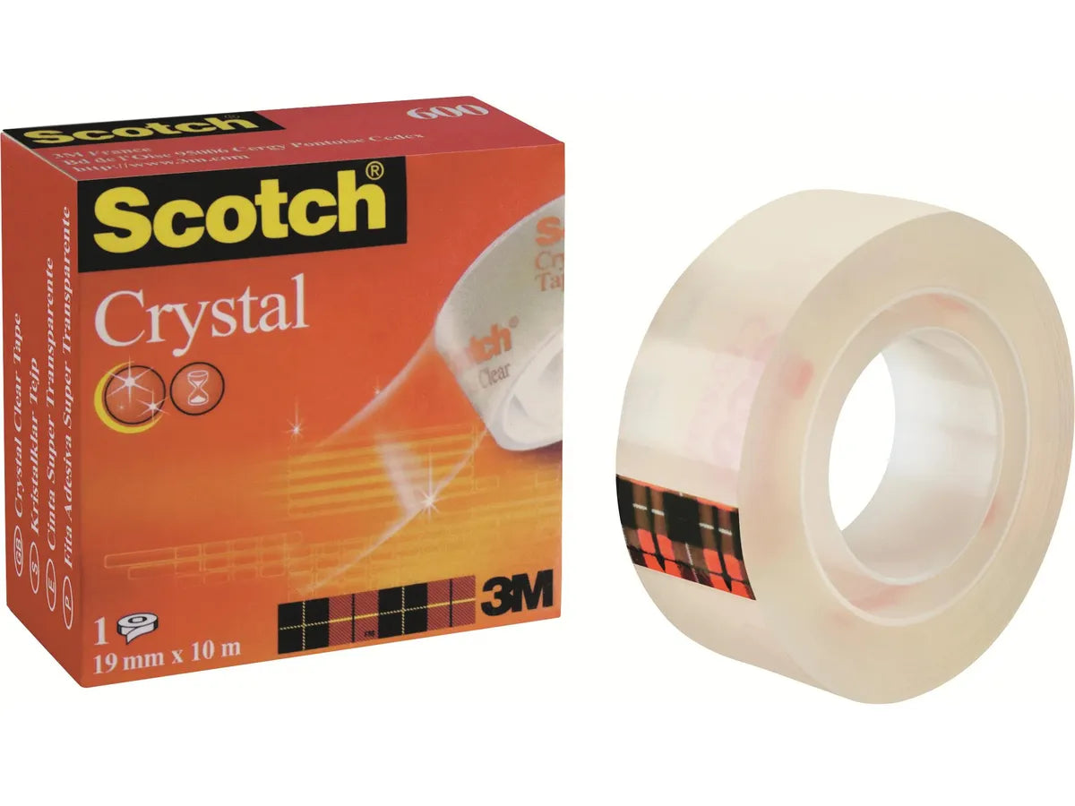 SCOTCH Crystal Tape 600 19mmx10m 600-1910R cristal