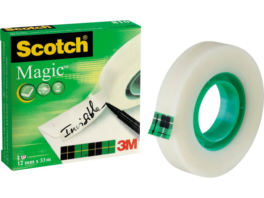 SCOTCH Magic Tape 810 12mmx33m 8101233K invisible, inscriptible