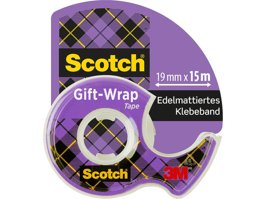 SCOTCH Gift Wrap Tape 19mmx16.5m CAT15-C Dispenser