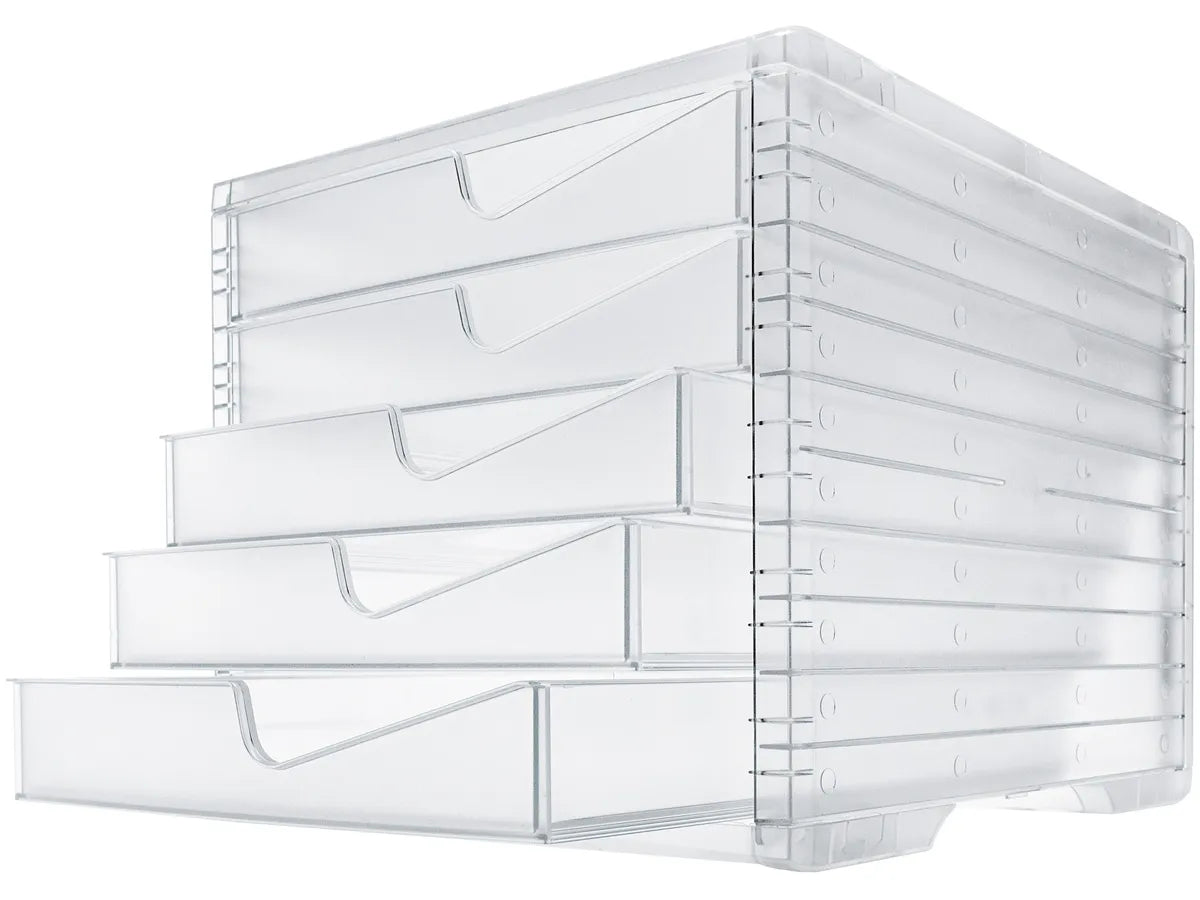 STYRO Set tiroires styroswingbox 275- transparent 5 tiroirs