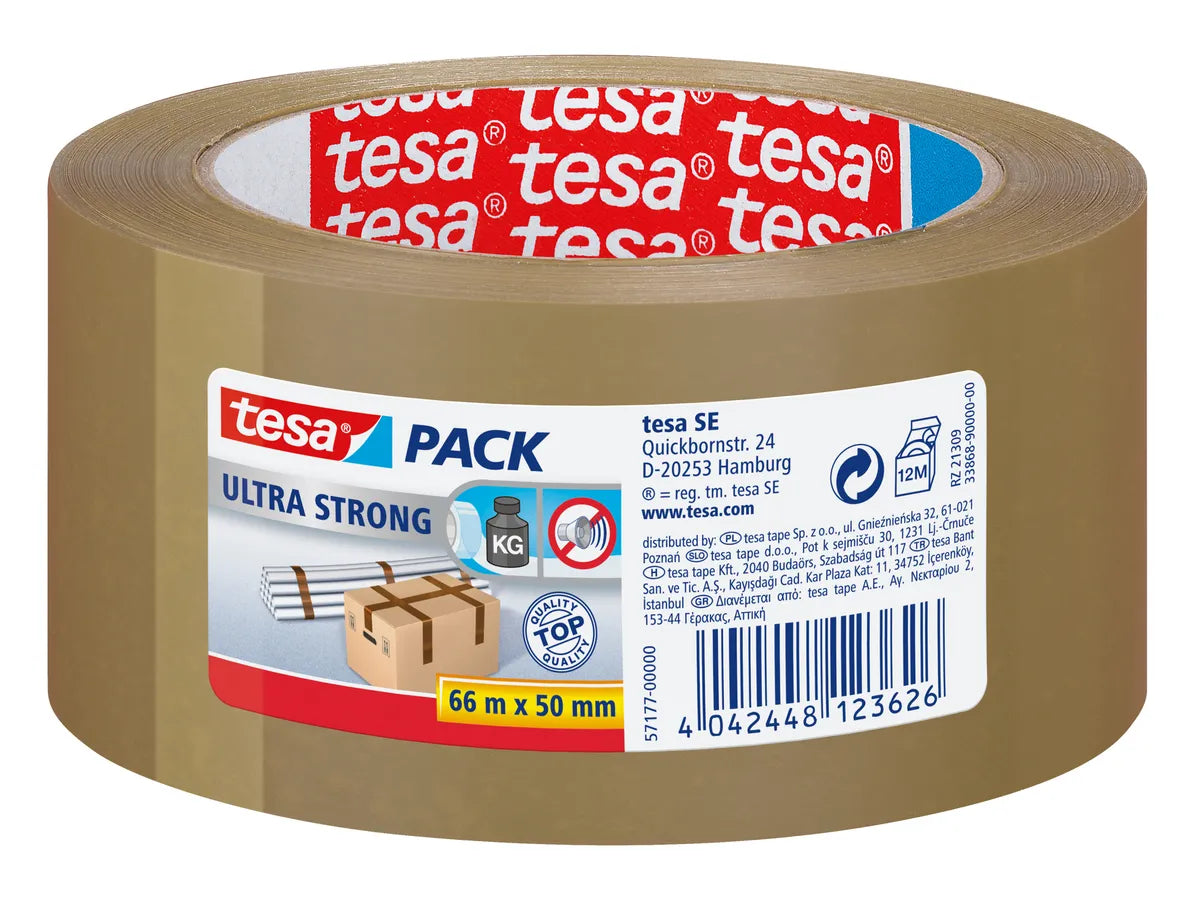 TESA Tesapack ultra strong 50mmx66m 571770000 brun, antidéchirure