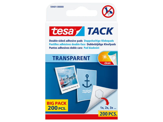 TESA Powerstrips Tack 594010000 200 pcs.