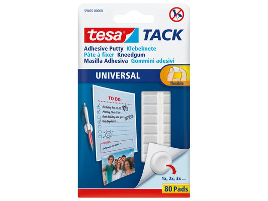 TESA Powerstrips Tack 594050000 universal 80 Pads