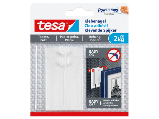 TESA Pin adh. 2x2 kg 777760000 Papier peint & plâtre